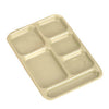 Cambro Manufacturing  PS1014161  Penny-Saver Tray 6 Compartment Beige 10'' x 14'' (SET OF 24 PER CASE)