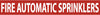 NMC A1105R-PIPEMARKER, PS VINYL, FIRE AUTOMATIC SPRINKLERS, 2X14  1 1/4'' CAP HEIGHT (PAK OF 25)
