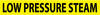 NMC A1156Y-PIPEMARKER, PS VINYL, LOW PRESSURE STEAM, 2X14  1 1/4'' CAP HEIGHT (PAK OF 25)