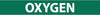 NMC A1186G-PIPEMARKER, PS VINYL, OXYGEN, 2X14  1 1/4'' CAP HEIGHT (PAK OF 25)