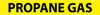 NMC A1199Y-PIPEMARKER, PS VINYL, PROPANE GAS, 2X14  1 1/4'' CAP HEIGHT (PAK OF 25)