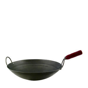 Thunder Group  IRWC006  Wok with Wood Handle 14'' (1 EACH)
