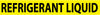 NMC B1212Y-PIPEMARKER, PS VINYL, REFRIGERANT LIQUID, 1X9  3/4'' CAP HEIGHT (PAK OF 25)