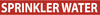 NMC A1242R-PIPEMARKER, PS VINYL, SPRINKLER WATER, 2X14  1 1/4'' CAP HEIGHT (PAK OF 25)