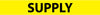 NMC A1254Y-PIPEMARKER, PS VINYL, SUPPLY, 2X14  1 1/4'' CAP HEIGHT (PAK OF 25)