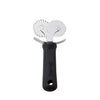 Tablecraft  E5609  Firm Grip Double Pastry Cutter Black (1 EACH)