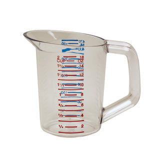 Rubbermaid Commercial  FG321500CLR  Bouncer Measure Cup 0.5 qt (1 EACH)