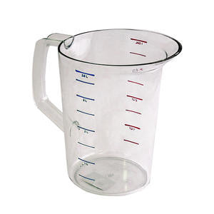 Rubbermaid Commercial  FG321800CLR  Bouncer Measure Cup 4 qt (1 EACH)