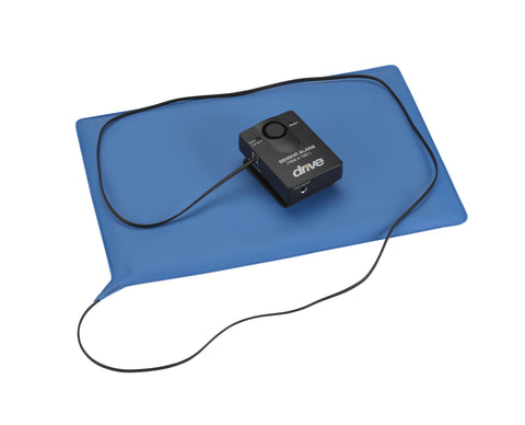 Drive Medical 13608 Pressure Sensitive Bed Chair Patient Alarm with Reset Button, 10" x 15" Chair Pad (1/EA)