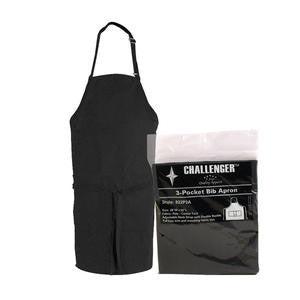 Challenger  822P3A-BLK  3-Pocket Apron Black 28'' x 30'' (1 EACH)