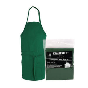 Challenger  822P3A-HGRN  3-Pocket Apron Hunter Green 28'' x 30'' (1 EACH)
