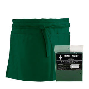 Challenger  970-HGRN  3-Pocket Waist Apron Hunter Green (1 EACH)