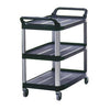 Rubbermaid Commercial  FG409100BLA  Utility Cart Open Black (1 EACH)