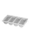 Tablecraft  1524G  Cutlery Bin 4 Compartment Gray (1 EACH)