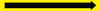 NMC HL22050Y-PIPEMARKER, PS VINYL, DIRECTIONAL ARROWS, YELLOW, 1X9 1/2'' CAP HEIGHT (PAK OF 25)