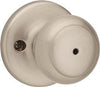 Kwikset 300CV 15 6AL RCS COVE PRIVACY KNOB, SATIN NICKEL (1 PER CASE)