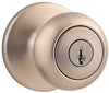 Kwikset 400CV 15 6AL RCS COVE ENTRY KNOB, SATIN NICKEL (1 PER CASE)