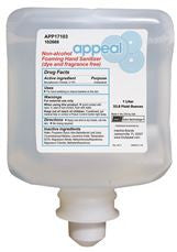 Appeal APP17103-04 FOAMING HAND SANITIZER, NON-ALCOHOL, 1,000ML (1 PER CASE)