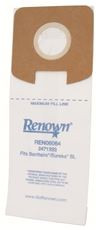 Renown REN08064 VACUUM BAG FOR EUREKA SL S782, SC785 LIGHTWEIGHTS,  3 BAGS/PACK. EQUIVALENT TO 61122, 61125, 61125A. (36 PACKS)