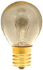 SATCO S3621 INCANDESCENT SIGN LAMP, S11, 10 WATTS, 115/125 VOLTS, INTERMEDIATE BASE, CLEAR, 10 PER BOX (60 BOXES PER CASE)