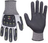 Custom Leathercraft 2115L CLC LEVEL 5 IMPACT- AND CUT-RESISTANT GLOVES, LARGE (6 PAIRS)