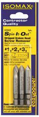 EAZYPOWER 82682 SPIN IT OUR SCREW REMOVER, SIZES #1-#3, 3 PIECES PER PACK (6 PACKS)