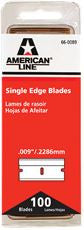 American Line 66-0089-DISP LINE SINGLE EDGE RAZOR BLADES, 100 BLADES PER PACK (25 PACKS)