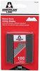 American Line 66-0240-0000 LINE TWO NOTCH  UTILITY BLADES, WITH SAFETY DISPENSER, 100 BLADES PER PACK (10 PACKS)