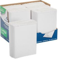 Georgia-Pacific 2212014 PROFESSIONAL SERIES 1-PLY M-FOLD PAPER TOWELS, WHITE, CONVENIENCE PACK, 8 PACKS PER CASE (1 CASE)