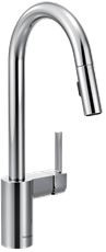Moen 7565 ALIGN SINGLE HANDLE HIGH ARC PULLDOWN KITCHEN FAUCET, CHROME (1 PER CASE)