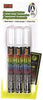HY-KO 40620 FLUORESCENT MARKERS FOR LED MESSAGE BOARD, WHITE, 3 PER PACK (8 PACKS)