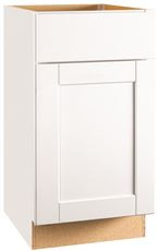Continental Cabinets CBKB18-SSW ANDOVER SHAKER BASE CABINET, WHITE, 18 IN. (1 PER CASE)