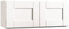 Continental Cabinets CBKW3012-SSW ANDOVER SHAKER WALL BRIDGE CABINET, WHITE, 30X12 IN. (1 PER CASE)