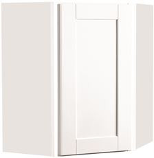 Continental Cabinets CBKWD2430-SSW ANDOVER SHAKER CORNER WALL CABINET, WHITE, 24X30 IN. (1 PER CASE)