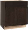 Continental Cabinets CBKSB30-SJM ANDOVER SHAKER SINK BASE CABINET, JAVA, 30 IN. (1 PER CASE)