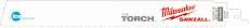 MILWAUKEE ELECTRIC 48-00-4713 THE TORCH ICE HARDENED SAWZALL BLADE 10T 9 IN., 5 PER PACK (1 PACK)