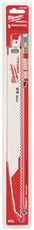 MILWAUKEE ELECTRIC 48-00-5027 THE AX SAWZALL BLADE, 12 IN. LONG WITH 1/2 IN. UNIVERSAL SHANK, 5 TPI, 5 PER PACK (1 PACK)