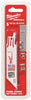 MILWAUKEE ELECTRIC 48-00-5182 SAWZALL BLADE, 6 IN. LONG WITH 1/2 IN. UNIVERSAL SHANK, 14 TPI, 5 PER PACK (1 PACK)