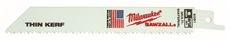 MILWAUKEE ELECTRIC 48-00-5091 THIN KERF SAWZALL BLADE 8/12T 6 IN., 5 PER PACK (1 PACK)