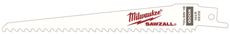 MILWAUKEE ELECTRIC 48-00-5037 THIN KERF SAWZALL WOOD BLADE 1/2 IN. W, 6T, 12 IN. POUCH, 5 PER PACK (1 PACK)