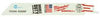 MILWAUKEE ELECTRIC 48-00-4186 THIN KERF ICE HARDENED SAWZALL BLADE 24T 6 IN., 5 PER PACK (1 PACK)
