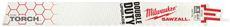 MILWAUKEE ELECTRIC 48-00-5712 THE TORCH SAWZALL BLADE 10T 6 IN., 5 PER PACK (1 PACK)