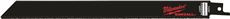 MILWAUKEE ELECTRIC 48-00-1430 TUNGSTEN CARBIDE GRIT SAWZALL BLADE 9 IN., 3 PER PACK (1 PACK)
