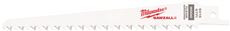 MILWAUKEE ELECTRIC 48-00-5015 FLEAM GROUND SAWZALL BLADE, 6 IN. LONG WITH 1/2 IN. UNIVERSAL SHANK, 6 TPI, 5 PER PACK (1 PACK)