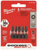 MILWAUKEE ELECTRIC 48-32-4722 SHOCKWAVE INSERT BIT SQUARE RECESS #2 BULK, 25 PER PACK (1 PACK)