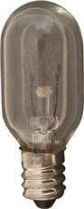 NORMAN LAMPS. 15T7C INCANDESCENT APPLIANCE LAMP, T7, 15 WATTS, 130 VOLTS, CANDELABRA BASE, CLEAR, 10 PER BOX (12 BOXES PER CASE)