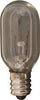 NORMAN LAMPS. 15T7C INCANDESCENT APPLIANCE LAMP, T7, 15 WATTS, 130 VOLTS, CANDELABRA BASE, CLEAR, 10 PER BOX (12 BOXES PER CASE)