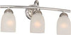 Monument  VANITY FIXTURE, POLISHED CHROME, 22-3/4 X 8-1/4 X 11 IN., USES (3) 100-WATT INCANDESCENT MEDIUM BASE LAMPS* (1 PER CASE)