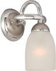 Monument  WALL SCONCE, POLISHED CHROME, 6 X 8-1/4 X 11 IN., USES (1) 100-WATT MEDIUM BASE LAMP* (1 PER CASE)