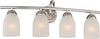 Monument  VANITY FIXTURE, POLISHED CHROME, 29 X 11 X 8 IN., USES (4) 100-WATT INCANDESCENT MEDIUM BASE LAMPS* (1 PER CASE)